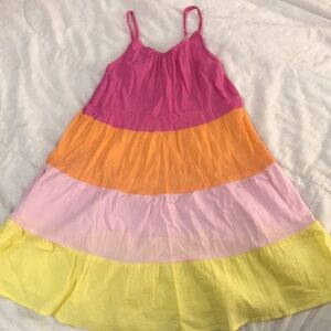Like NEW, Colorful Kids Strap Flare Summer Dress